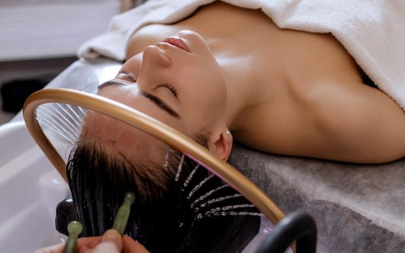 Head spa treatment at Maison Malak — client project by FMBytex